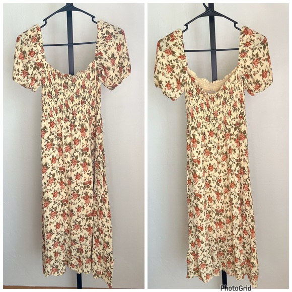 Reformation Meadow Yellow Floral Dress - Picture 4 of 5